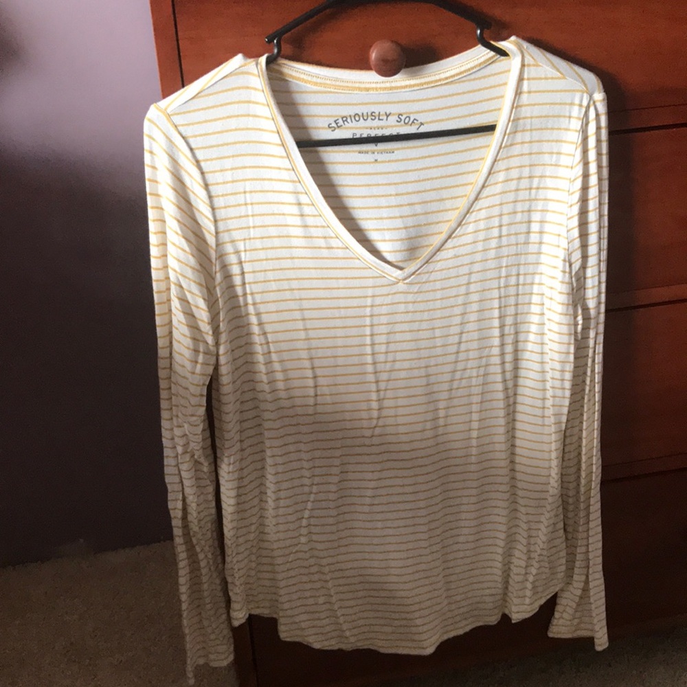Yellow stripes longleeve